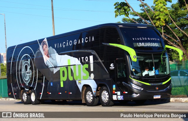 Viação Garcia 88038 na cidade de São Paulo, São Paulo, Brasil, por Paulo Henrique Pereira Borges. ID da foto: 10714327.