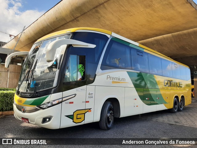 Empresa Gontijo de Transportes 19500 na cidade de Uberlândia, Minas Gerais, Brasil, por Anderson Gonçalves da Fonseca. ID da foto: 10711194.