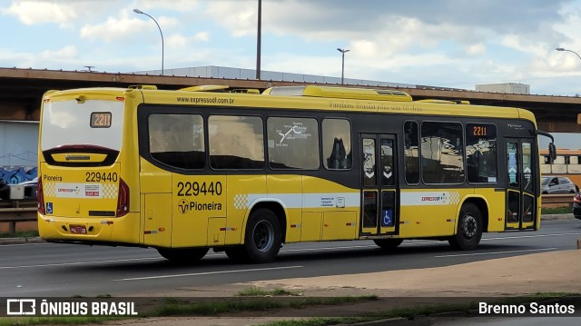 Viação Pioneira 229440 na cidade de Candangolândia, Distrito Federal, Brasil, por Brenno Santos. Número da foto: #10713960.