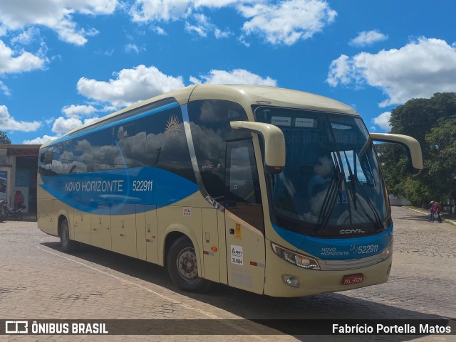 Viação Novo Horizonte 522911 na cidade de Vitória da Conquista, Bahia, Brasil, por Fabrício Portella Matos. ID da foto: 10717611.