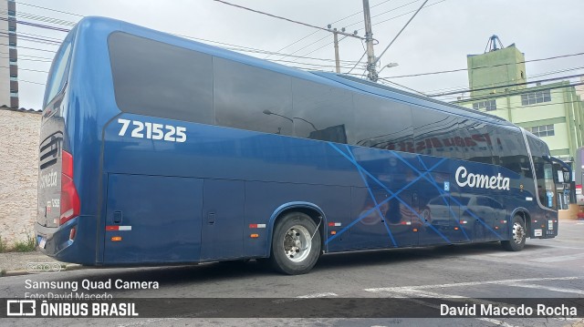 Viação Cometa 721525 na cidade de Sorocaba, São Paulo, Brasil, por David Macedo Rocha. ID da foto: 10715662.