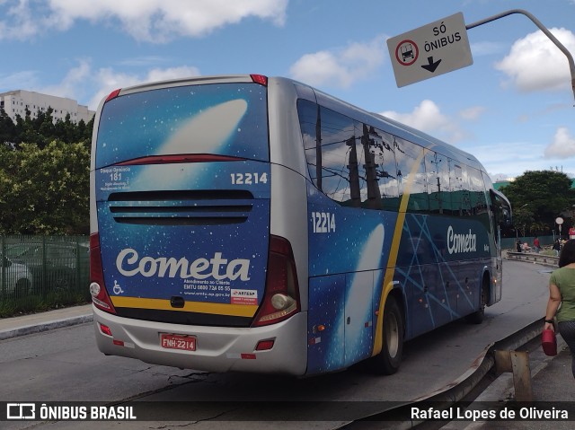 Viação Cometa 12214 na cidade de São Paulo, São Paulo, Brasil, por Rafael Lopes de Oliveira. Número da foto: #10715361.