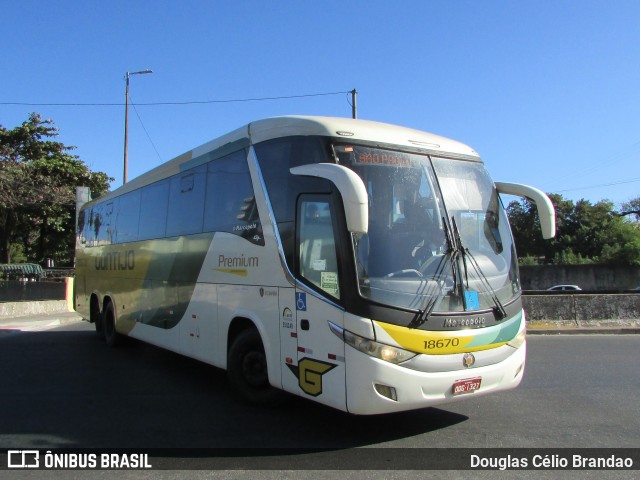 Empresa Gontijo de Transportes 18670 na cidade de Belo Horizonte, Minas Gerais, Brasil, por Douglas Célio Brandao. Número da foto: #10717625.