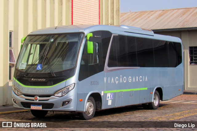Viação Garcia 83026 na cidade de Londrina, Paraná, Brasil, por Diego Lip. Número da foto: #10716056.