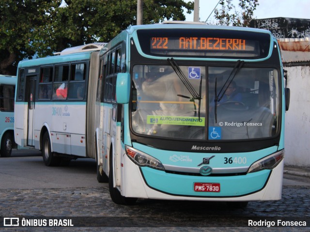 Viação Santa Cecília 36400 na cidade de Fortaleza, Ceará, Brasil, por Rodrigo Fonseca. ID da foto: 10717368.