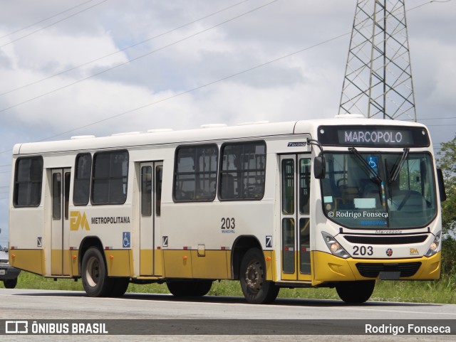 Empresa Metropolitana 203 na cidade de Messias, Alagoas, Brasil, por Rodrigo Fonseca. Número da foto: #10717657.