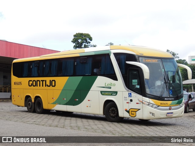 Empresa Gontijo de Transportes 16505 na cidade de João Monlevade, Minas Gerais, Brasil, por Sirlei Reis. ID da foto: 10714991.