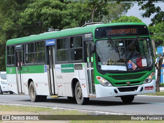 Auto Viação Veleiro 272 na cidade de Maceió, Alagoas, Brasil, por Rodrigo Fonseca. ID da foto: 10717340.