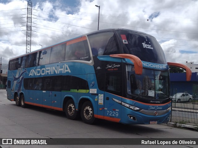 Empresa de Transportes Andorinha 7229 na cidade de São Paulo, São Paulo, Brasil, por Rafael Lopes de Oliveira. ID da foto: 10715229.