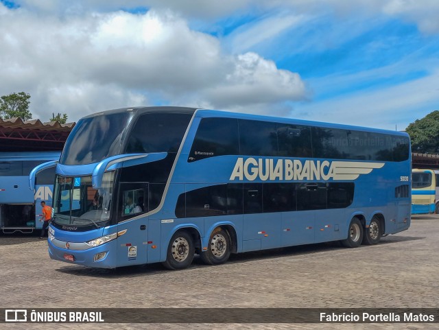 Viação Águia Branca 50130 na cidade de Vitória da Conquista, Bahia, Brasil, por Fabrício Portella Matos. ID da foto: 10715618.