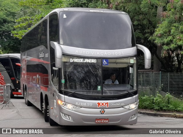 Auto Viação 1001 RJ 108.517 na cidade de São Paulo, São Paulo, Brasil, por Gabriel Oliveira. Número da foto: #10716578.