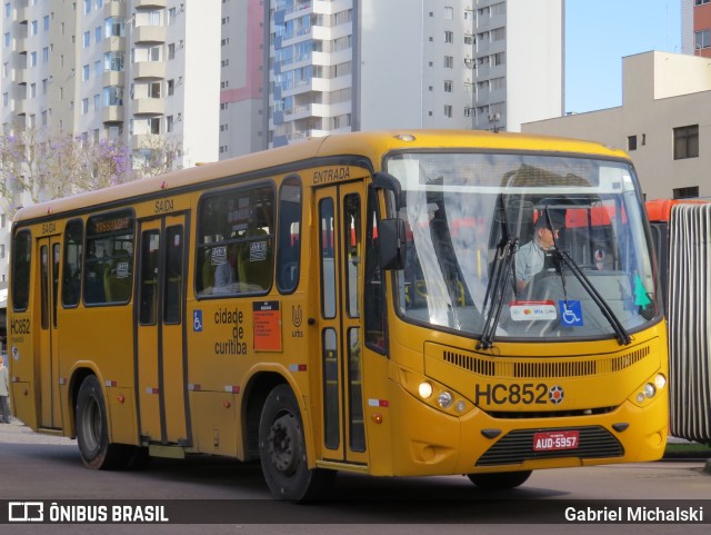 Auto Viação Redentor HC852 na cidade de Curitiba, Paraná, Brasil, por Gabriel Michalski. ID da foto: 10716725.