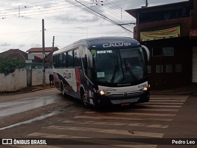 Viação Calvip 4380 na cidade de Campina do Monte Alegre, São Paulo, Brasil, por Pedro Leo. Número da foto: #10715177.