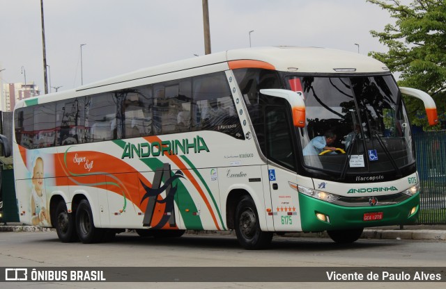 Empresa de Transportes Andorinha 6175 na cidade de São Paulo, São Paulo, Brasil, por Vicente de Paulo Alves. ID da foto: 10715547.