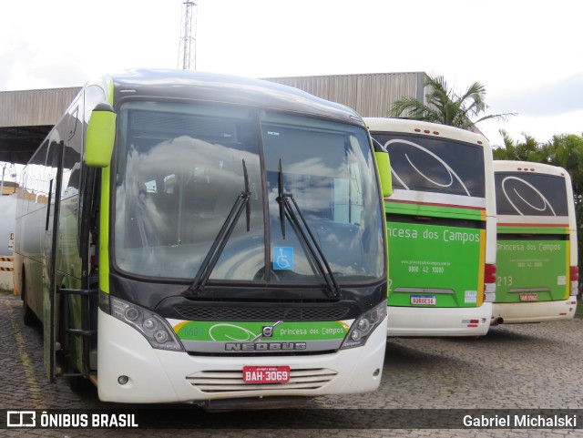 Expresso Princesa dos Campos 6609 na cidade de Ponta Grossa, Paraná, Brasil, por Gabriel Michalski. ID da foto: 10716632.