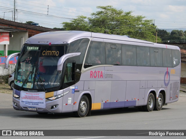 Rota Transportes Rodoviários 8185 na cidade de Messias, Alagoas, Brasil, por Rodrigo Fonseca. ID da foto: 10717390.