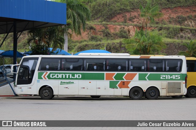 Empresa Gontijo de Transportes 21145 na cidade de Paraíba do Sul, Rio de Janeiro, Brasil, por Julio Cesar Euzebio Alves. Número da foto: #10715420.