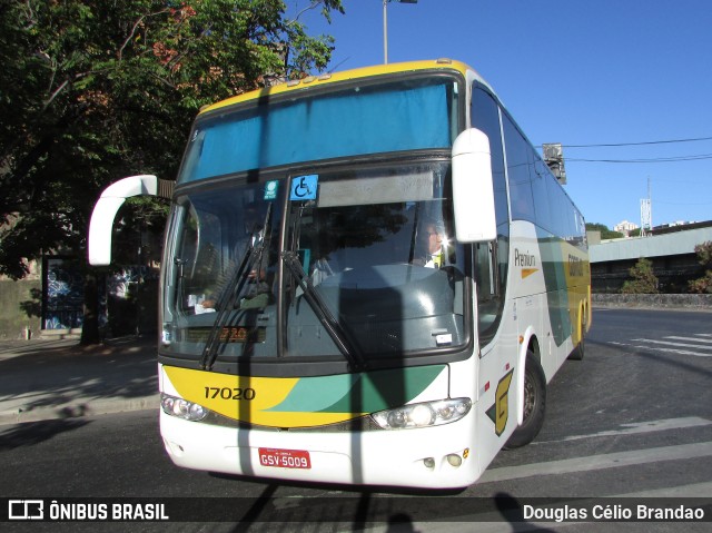 Empresa Gontijo de Transportes 17020 na cidade de Belo Horizonte, Minas Gerais, Brasil, por Douglas Célio Brandao. ID da foto: 10716854.