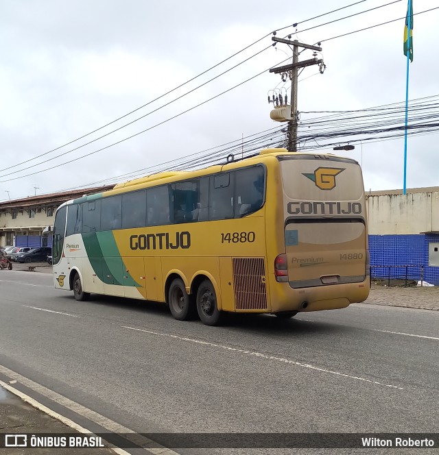 Empresa Gontijo de Transportes 14880 na cidade de Vitória da Conquista, Bahia, Brasil, por Wilton Roberto. ID da foto: 10716363.