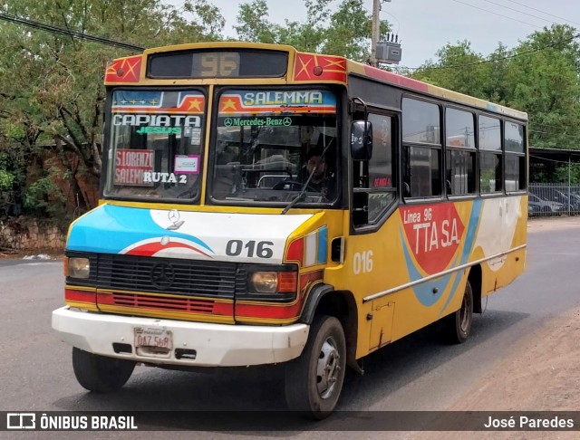 TTA S.A. - Línea 96 016 na cidade de San Lorenzo, Central, Paraguai, por José Paredes. Número da foto: #10715473.