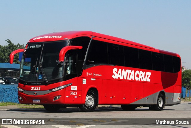 Viação Santa Cruz 31523 na cidade de São Paulo, São Paulo, Brasil, por Matheus Souza. ID da foto: 10718192.