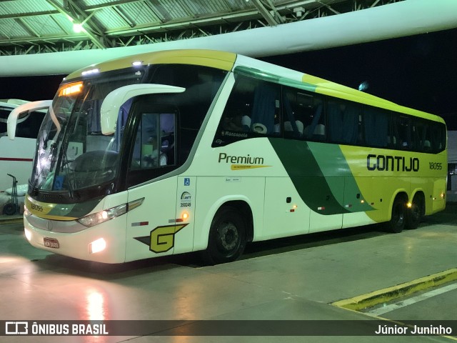 Empresa Gontijo de Transportes 18055 na cidade de Marília, São Paulo, Brasil, por Júnior Juninho. ID da foto: 10624799.