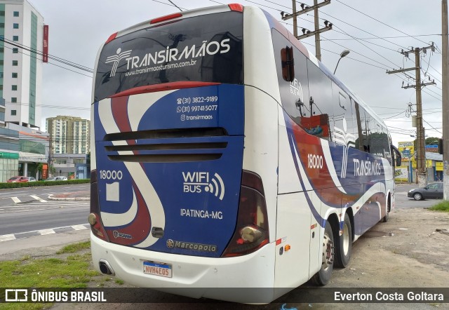 Transirmãos Turismo 18000 na cidade de Vitória, Espírito Santo, Brasil, por Everton Costa Goltara. ID da foto: 10625153.