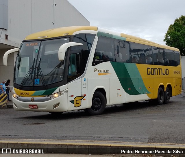 Empresa Gontijo de Transportes 18700 na cidade de Rio de Janeiro, Rio de Janeiro, Brasil, por Pedro Henrique Paes da Silva. ID da foto: 10626677.