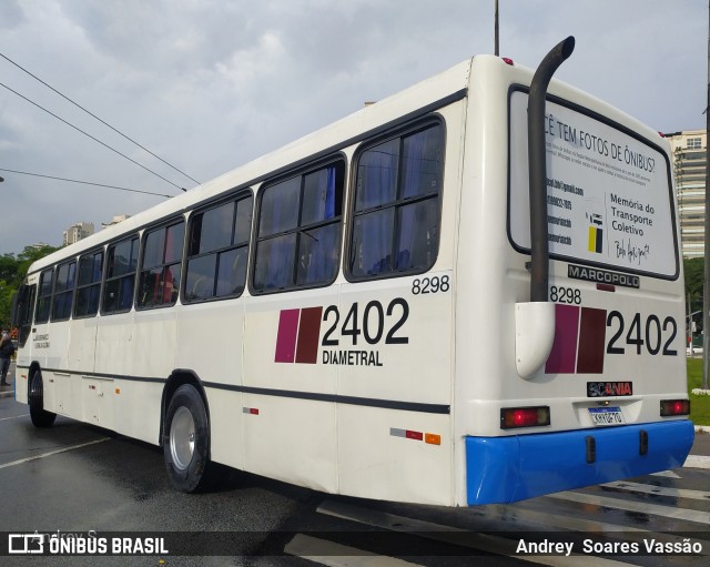 Ônibus Particulares 8298 na cidade de São Paulo, São Paulo, Brasil, por Andrey  Soares Vassão. Número da foto: #10628411.