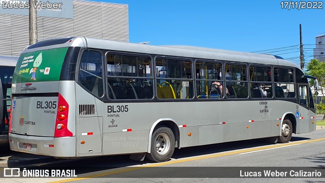 Transporte Coletivo Glória BL305 na cidade de Curitiba, Paraná, Brasil, por Lucas Weber Calizario. Número da foto: #10625327.