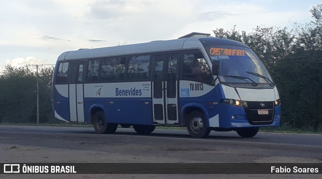 Transporte União TU-0013 na cidade de Benevides, Pará, Brasil, por Fabio Soares. ID da foto: 10625001.