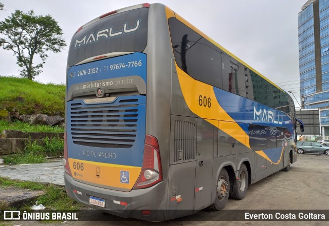 Marlu Turismo 606 na cidade de Vitória, Espírito Santo, Brasil, por Everton Costa Goltara. ID da foto: 10625165.