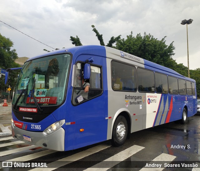 BBTT - Benfica Barueri Transporte e Turismo 27.665 na cidade de São Paulo, São Paulo, Brasil, por Andrey Soares Vassão. Número da foto: #10626421.