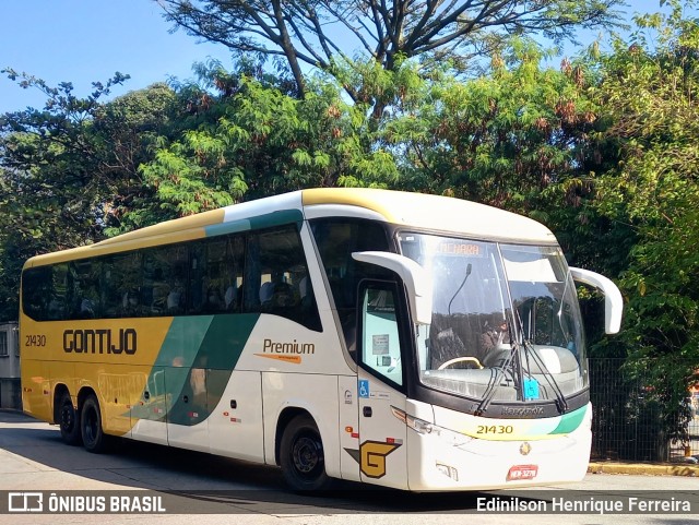 Empresa Gontijo de Transportes 21430 na cidade de São Paulo, São Paulo, Brasil, por Edinilson Henrique Ferreira. ID da foto: 10626722.