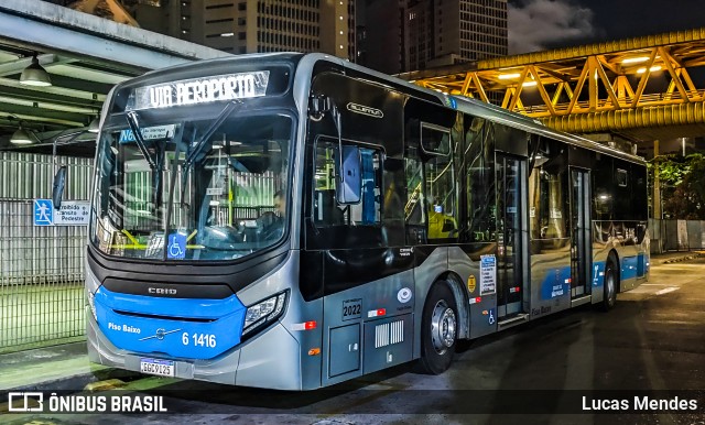 Viação Grajaú S.A. 6 1416 na cidade de São Paulo, São Paulo, Brasil, por Lucas Mendes. Número da foto: #10626455.