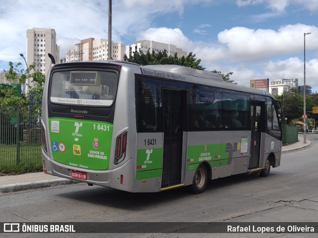 Transcooper > Norte Buss 1 6431 na cidade de São Paulo, São Paulo, Brasil, por Rafael Lopes de Oliveira. Número da foto: #10719809.