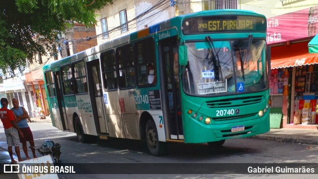 OT Trans - Ótima Salvador Transportes 20740 na cidade de Salvador, Bahia, Brasil, por Gabriel Guimarães. ID da foto: 10718742.