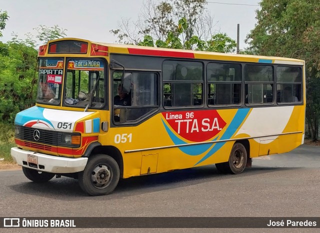 TTA S.A. - Línea 96 051 na cidade de San Lorenzo, Central, Paraguai, por José Paredes. ID da foto: 10720198.