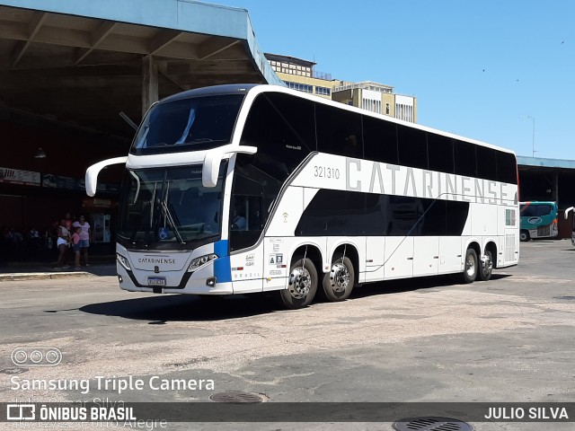 Auto Viação Catarinense 321310 na cidade de Porto Alegre, Rio Grande do Sul, Brasil, por JULIO SILVA. ID da foto: 10721985.