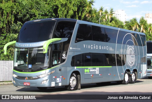 Viação Garcia 8703 na cidade de Curitiba, Paraná, Brasil, por Jonas de Almeida Cabral. ID da foto: 10721698.