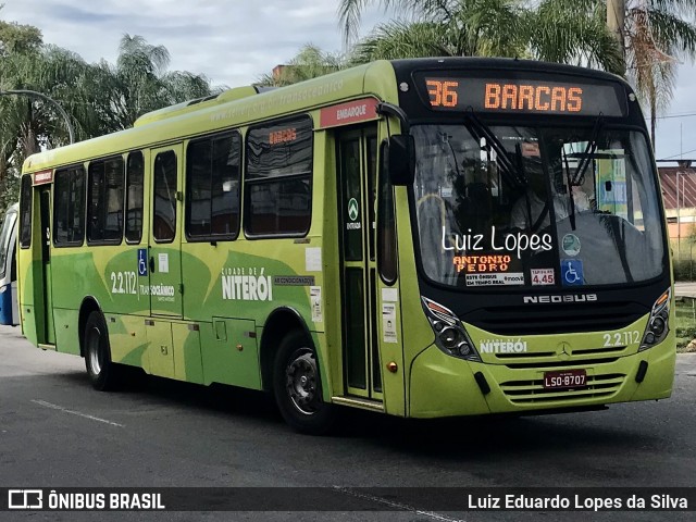 Santo Antônio Transportes Niterói 2.2.112 na cidade de Niterói, Rio de Janeiro, Brasil, por Luiz Eduardo Lopes da Silva. Número da foto: #10718859.