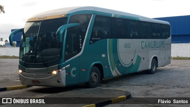 Auto Viação Camurujipe 4043 na cidade de Cruz das Almas, Bahia, Brasil, por Flávio  Santos. Número da foto: #10719359.