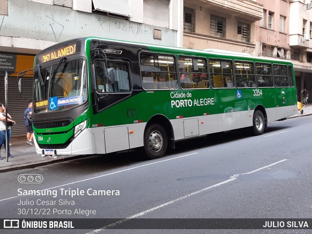 Sudeste Transportes Coletivos 3354 na cidade de Porto Alegre, Rio Grande do Sul, Brasil, por JULIO SILVA. Número da foto: #10721845.