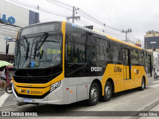 Mobi Rio E903011 na cidade de Rio de Janeiro, Rio de Janeiro, Brasil, por João Silva. ID da foto: 10721908.