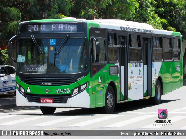 VB Transportes e Turismo 3365 na cidade de Campinas, São Paulo, Brasil, por Henrique Alves de Paula Silva. Número da foto: #10722450.