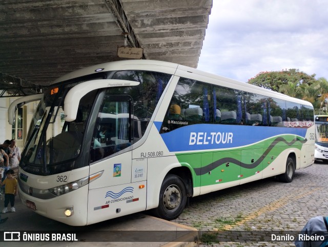 Bel-Tour Transportes e Turismo 362 na cidade de Valença, Rio de Janeiro, Brasil, por Danilo  Ribeiro. Número da foto: #10719052.