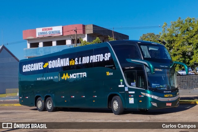 Viação Motta 18014 na cidade de Cascavel, Paraná, Brasil, por Carlos Campos. Número da foto: #10721487.