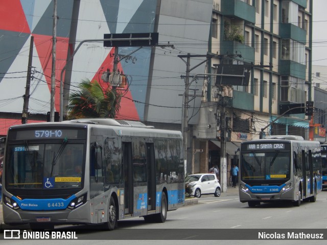 Viação Paratodos > São Jorge > Metropolitana São Paulo > Mobibrasil 6 4433 na cidade de São Paulo, São Paulo, Brasil, por Nicolas Matheusz. Número da foto: #10720192.