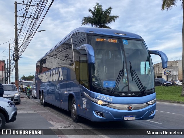 Viação Águia Branca 27550 na cidade de Serra, Espírito Santo, Brasil, por Marcos Demetrio. Número da foto: #10718789.