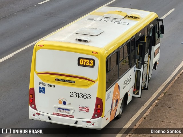 Viação Pioneira 231363 na cidade de Candangolândia, Distrito Federal, Brasil, por Brenno Santos. Número da foto: #10718880.